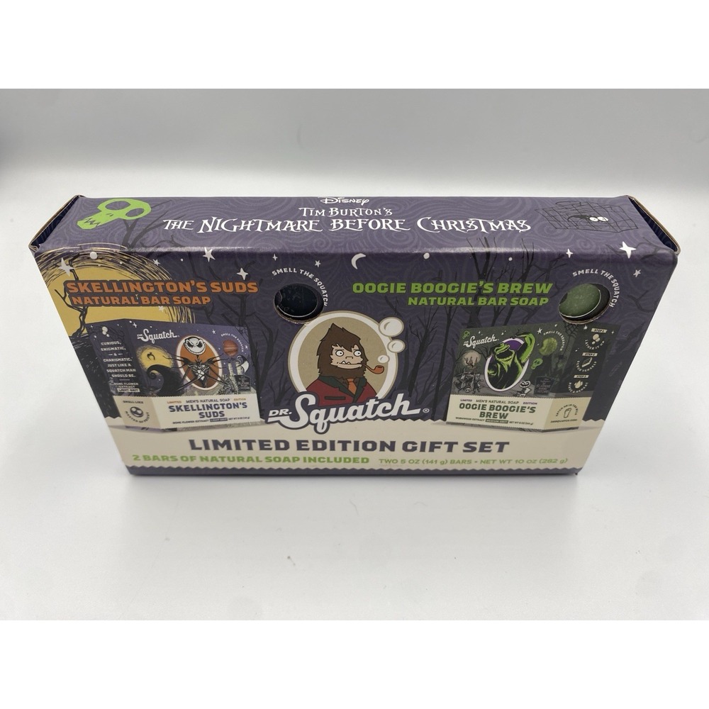 Dr Squatch Limited Edition Nightmare Before Christmas Gift set